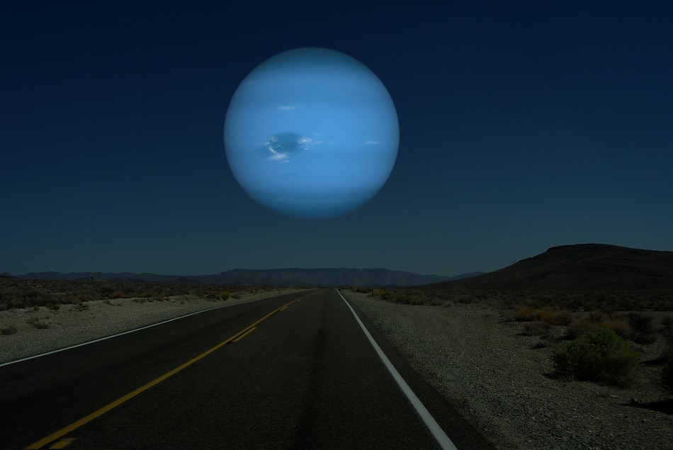 Neptune instead of our moon