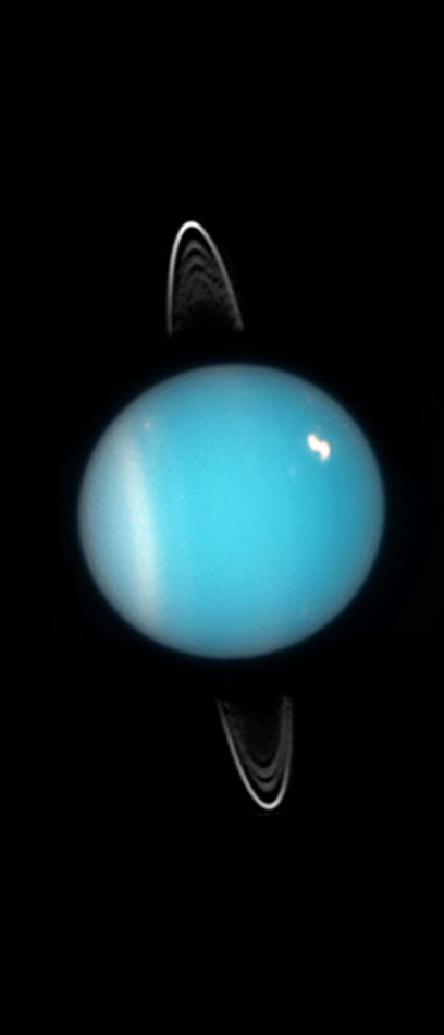 Uranus mit Ringen